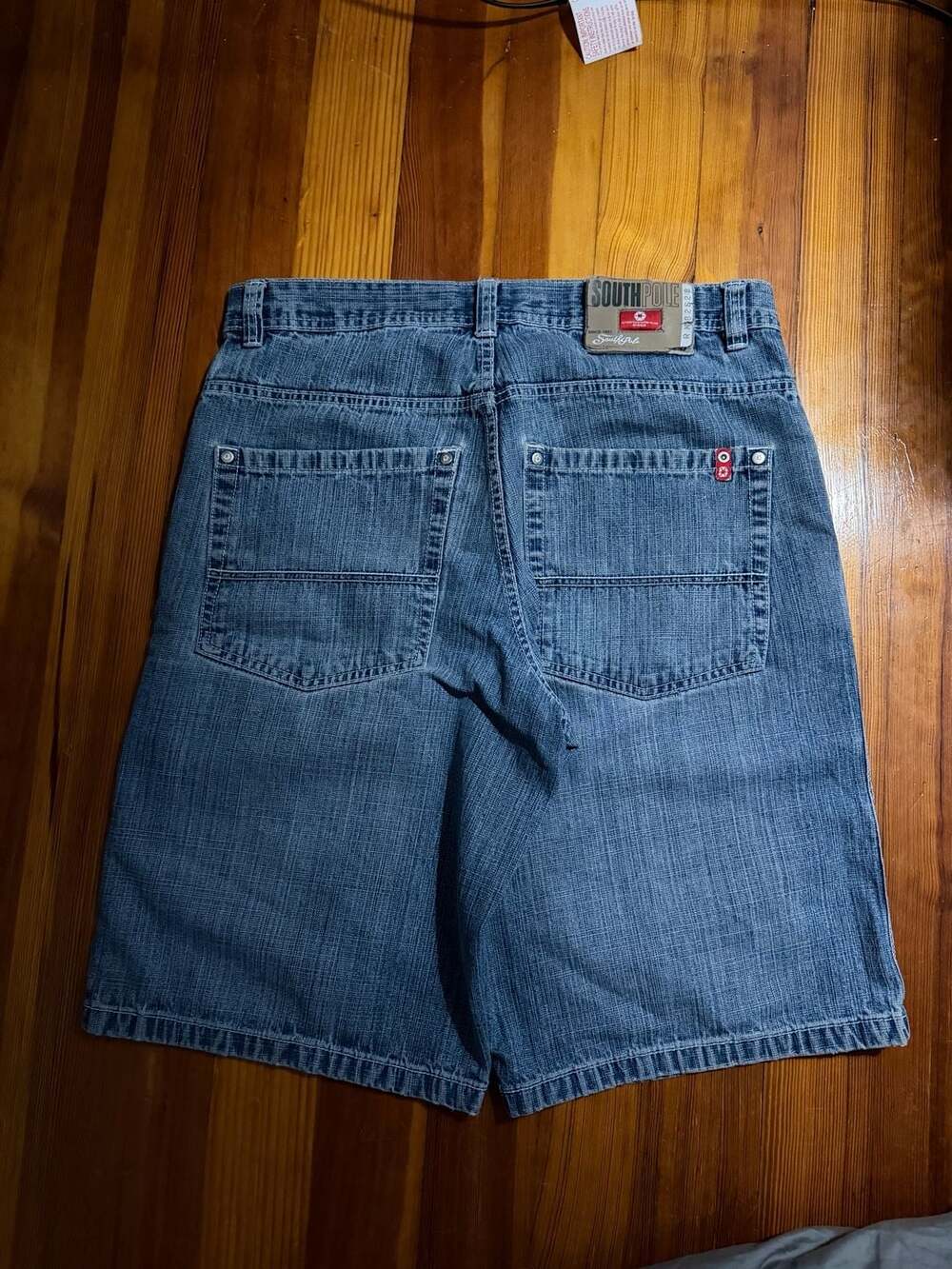 Southpole Vintage Y2K Baggy Blue Denim Jean Shorts Men's Size 34